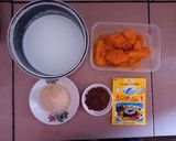 Foto langkah ke 1 dari resep Puding Marmer Labu Kuning.