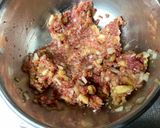 A picture of step 2 of Japanese Miso Beef in Eggplant.