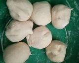 A picture of step 1 of Green gram(pojo) samosas.