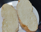 Foto del paso 4 de la receta: Sándwich🥐de berenjena🍆bbq, carne🧅, queso🧀y cebollas grillé🥯🥩🧀