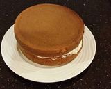 A picture of step 13 of Cinnamon Layer Cake with Cinnamon Buttercream Filling/Frosting.