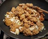 Húsos (kolbászos), babos tészta recept fázis 4 fotója