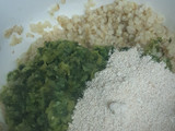 Hamburguesas de mote y avena veganas