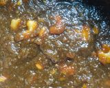 A picture of step 3 of Alovera halwa.