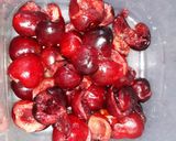 Cseresznyés túrós süti (sütés nélkül) recept fázis 2 fotója
