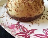 A picture of step 4 of Vanilla chocolate biscuit pudding.