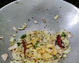 A picture of step 2 of Spinach (palak) Veggies Subzi.