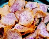 A picture of step 3 of Purple Sweet Potato Chips.
