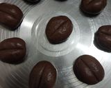 A picture of step 6 of Coffee bean cookies.