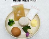 Foto langkah ke 1 dari resep Bubur Kuah Telur.