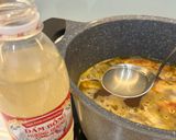 Hình bước làm 6 của món Bún Riêu Cua Tóp Mỡ Mọc Giòn