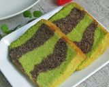 Foto langkah ke 13 dari resep Chiffon Cake Pandan-Ketan Hitam.