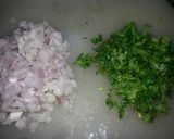 A picture of step 3 of Qeema samosa...