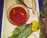 A picture of step 1 of Beetroot peas kurma.