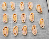 Foto del paso 6 de la receta: Hojaldres de jamón cocido y queso cheddar