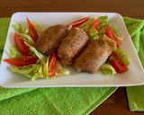 A picture of step 5 of Gluten-Free, Dairy-Free Bombette Pugliesi.
