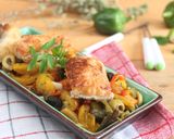 Foto del passaggio 3 della ricetta Filetto di baccalà con peperoni