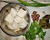 Foto langkah ke 1 dari resep Pepes tahu bakar.