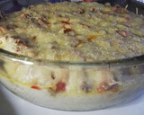 Foto del paso 6 de la receta: Pastel de coliflor con verduritas 🍅🥕🌶️ 🍄