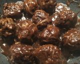 Foto langkah ke 4 dari resep Bola daging saus lada hitam.