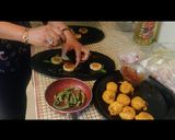 A picture of step 6 of Mini Vada bites.