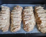 Hasselback csirkemell sajttal és baconnel recept fázis 3 fotója