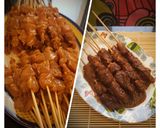 Foto langkah ke 4 dari resep Sate ayam lengkap dengan bumbu kacang.