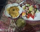 A picture of step 4 of Papad Chaat.