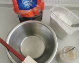 A picture of step 1 of Sour dough bread.