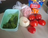 A picture of step 1 of Cheese-Stuffed Meatballs in Chipotle Sauce.
