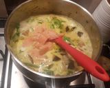 A picture of step 5 of Salmon, cashew and citrus curry.