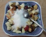 Pas rețetă Prăjitură foietaj cu fructe 2 fotografie