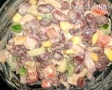 A picture of step 2 of Protein salad with creamy sandwich.