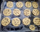 A picture of step 4 of Eggless chocochips & honey cookies.
