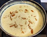 A picture of step 5 of Ground rice phirni.