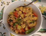 Foto del paso 4 de la receta: Relleno para tacos o fajitas: pimiento, soja texturizada y atún