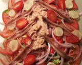 Foto del paso 3 de la receta Ensalada imperial, de atún y anchoas caseras