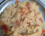 A picture of step 7 of Suji upma.
