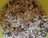 Sok magvas banános zabpelyhes szelet recept fázis 1 fotója