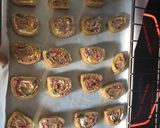 A picture of step 6 of Keto friendly pinwheel.
