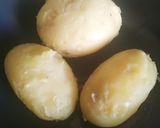 Foto del paso 1 de la receta: Espinacas con puré y jamón