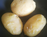 Foto del paso 1 de la receta: Espinacas con puré y jamón