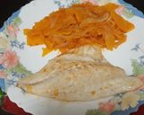Foto del paso 5 de la receta: Dorada a la plancha con calabaza rehogada