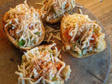 Italian potato skins