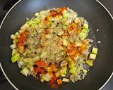 Cukkinis csirkemáj recept fázis 1 fotója