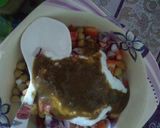 A picture of step 3 of Chaana Chaat.