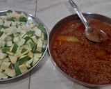 A picture of step 5 of Green Mango Pickle.