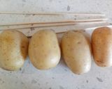 A picture of step 1 of Potato spirals.