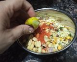 A picture of step 4 of Singhada Chaat.