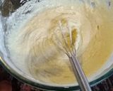 A picture of step 1 of Mawa cake in rose flavoured rabri.